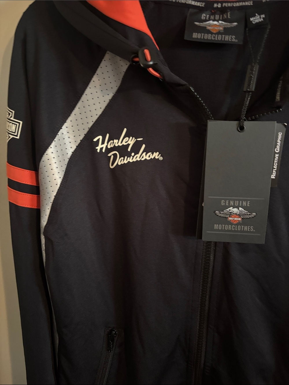 Harley-Davidson Women’s Performance Mesh Hoodie - Picture 6 of 14